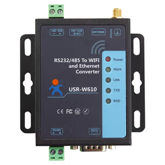 有人(LonHand) 串口转Wi-Fi无线串口服务器RS232485RJ45网口 USR-W610