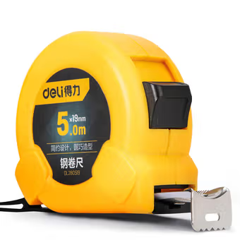 得力工具 钢卷尺5mx19mm；DL280519（新旧交替，随机发货）